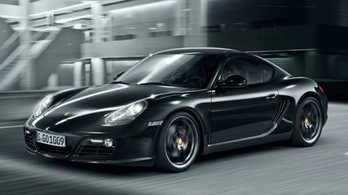 2012 Porsche Cayman S Black Edition joins the dark side