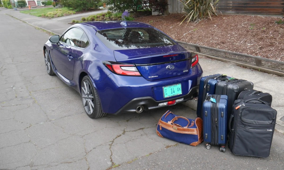 Subaru BRZ Luggage Test, How big is the trunk?