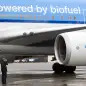 The KLM airplane which runs on biokerose