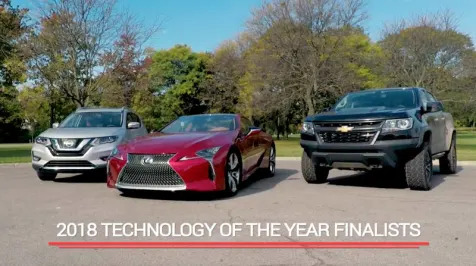 <h6><u>2018 Autoblog Technology of the Year finalists</u></h6>