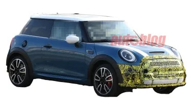 2022 Mini Hardtop spied with bigger grille