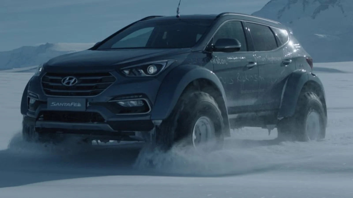 Hyundai built an awesome Santa Fe to cross the Antarctic
