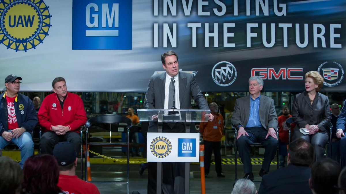 Investment announcement GM Flint Assembly