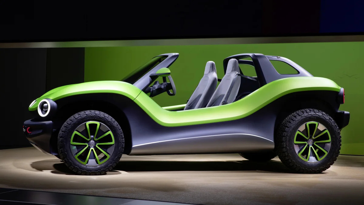 VW I.D. Buggy Concept in green