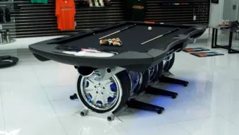 Unique Autosports pool table by Hurricane Custom Billiards