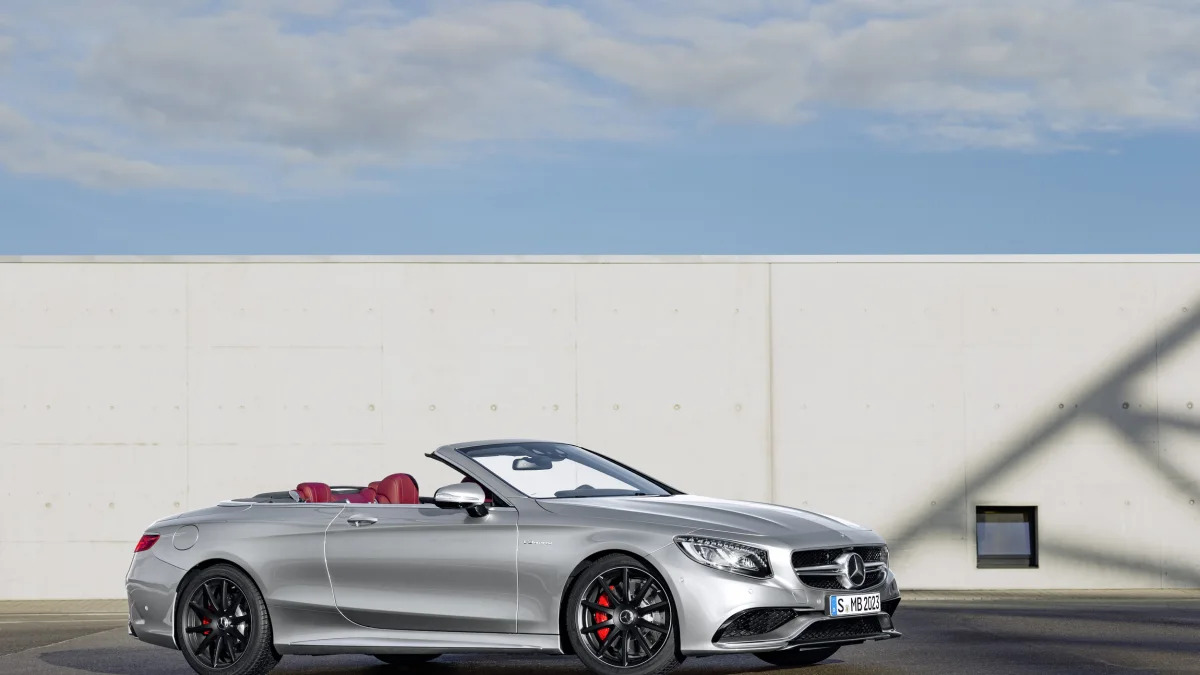 Mercedes-AMG S63 Cabriolet Edition 130 roof down