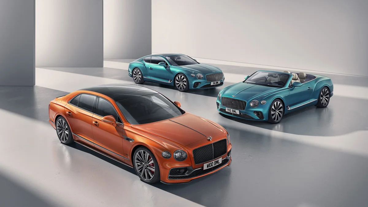 2024 Bentley Flying Spur Speed and Continental GT Azure