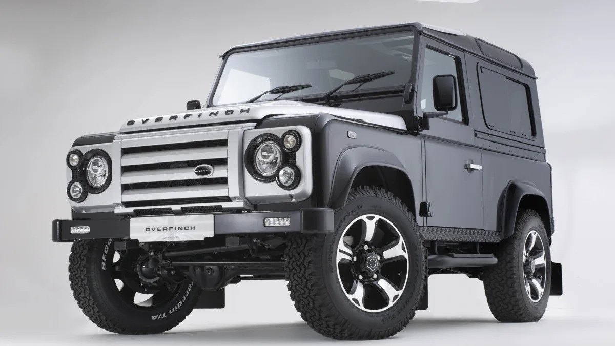 Overfinch Land Rover Defender 40th Anniversary Edition front 3/4