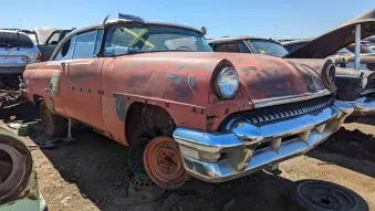 Junked 1955 Mercury Coupe