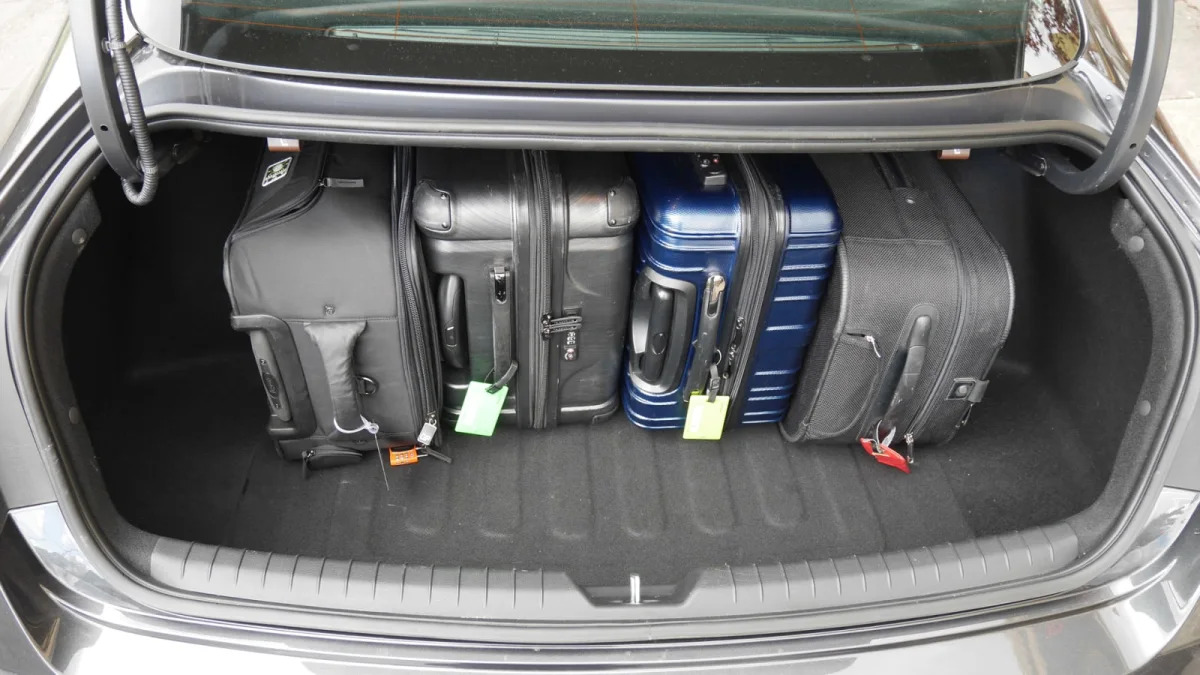 Hyundai Sonata Luggage Test | How Big Is The Trunk? - Autoblog