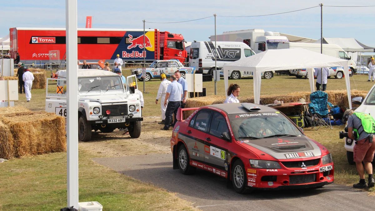 2019 Goodwood Festival of Speed rally stage