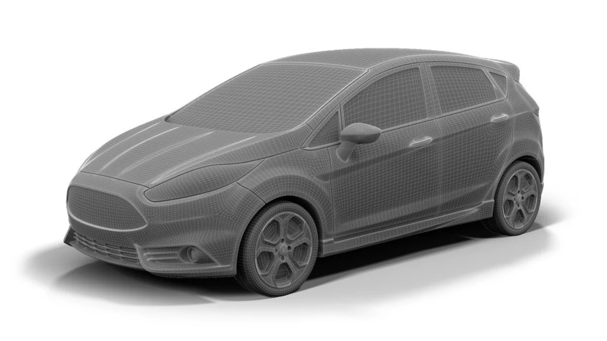3D printed Ford Fiesta ST