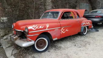 Junked 1950 Chrysler Windsor in Illinois wrecking yard