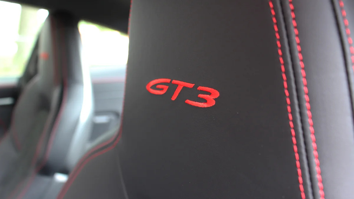 2022 Porsche 911 GT3 seatback