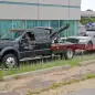 lincoln continental spy shots breakdown tow truck