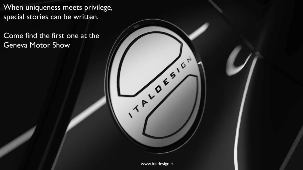 Italdesign Geneva show car teaser
