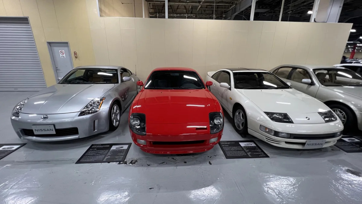 A trio of Nissan Fairlady Z cars