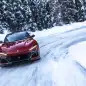 Ferrari Purosangue action slide