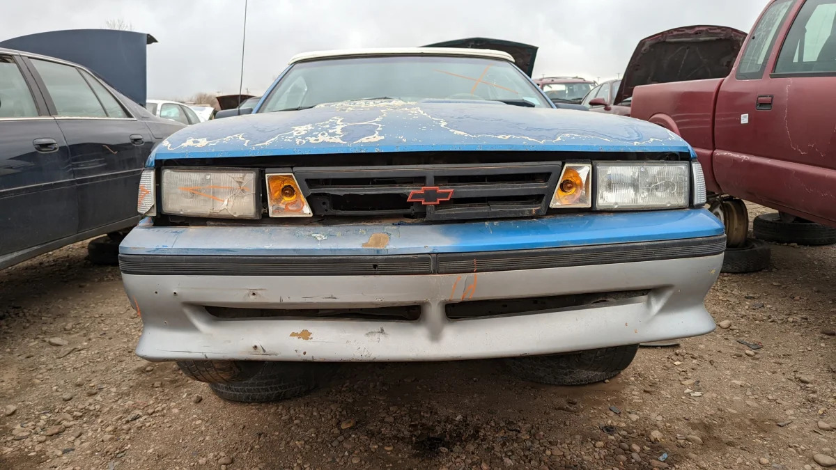 47 - 1989 Chevrolet Cavalier Z24 convertible in Colorado junkyard - Photo by Murilee Martin