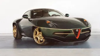 Alfa Romeo Disco Volante by Carrozzeria Touring Superleggera in green & gold
