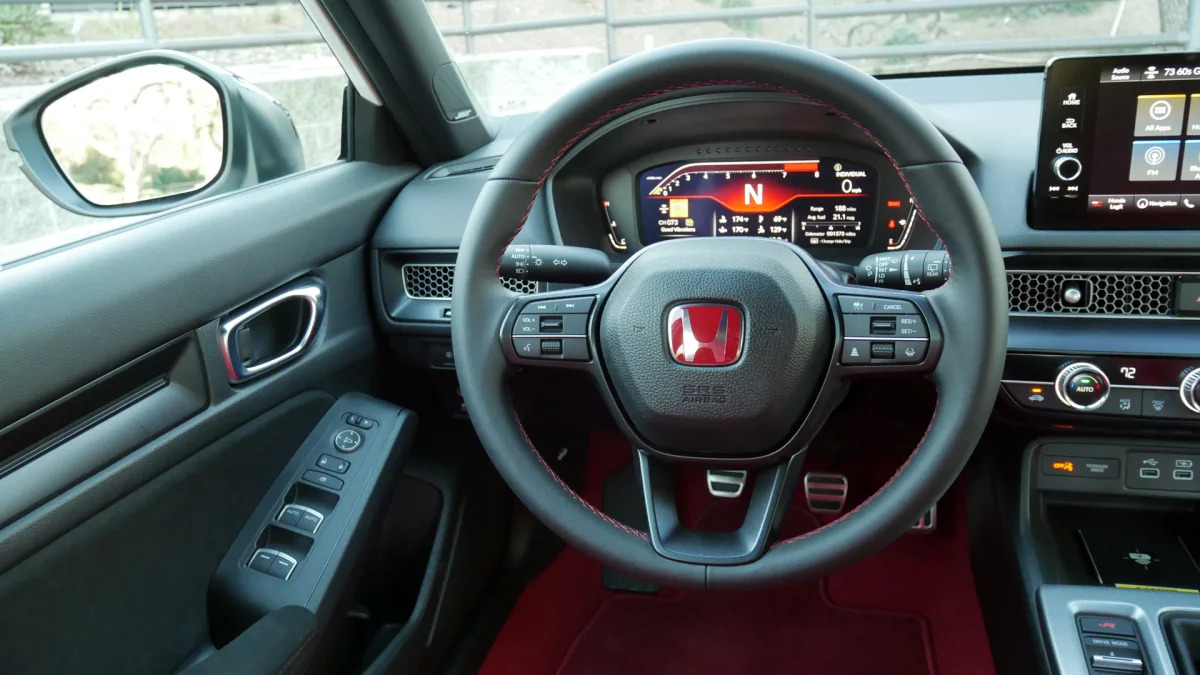 2023 Honda Civic Type R steering wheel