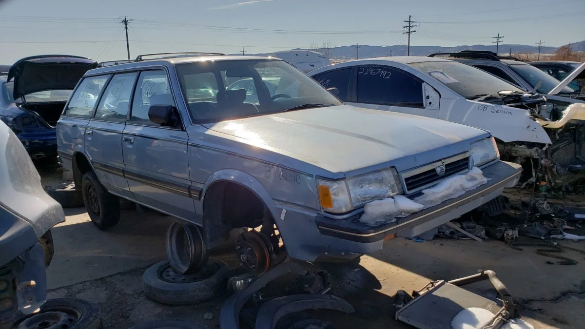 1987 Subaru GL-10 wagon in Colorado junkyard
