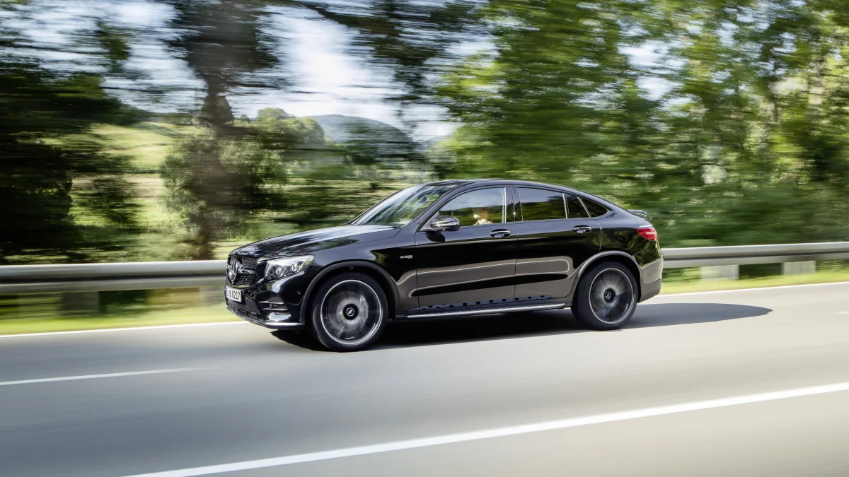 Mercedes-AMG GLC43 Coupe Driving Side Exterior