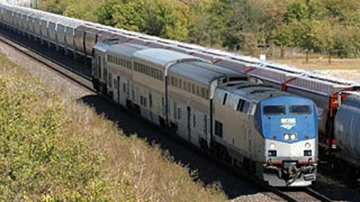 Diesel-Electric Amtrak Train: 317 pmpg