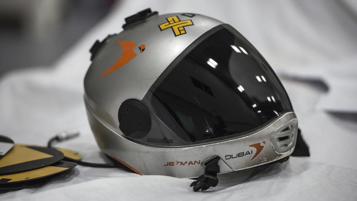 Yves Rossi Jetman helmet