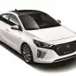 Hyundai Ioniq white front 3/4