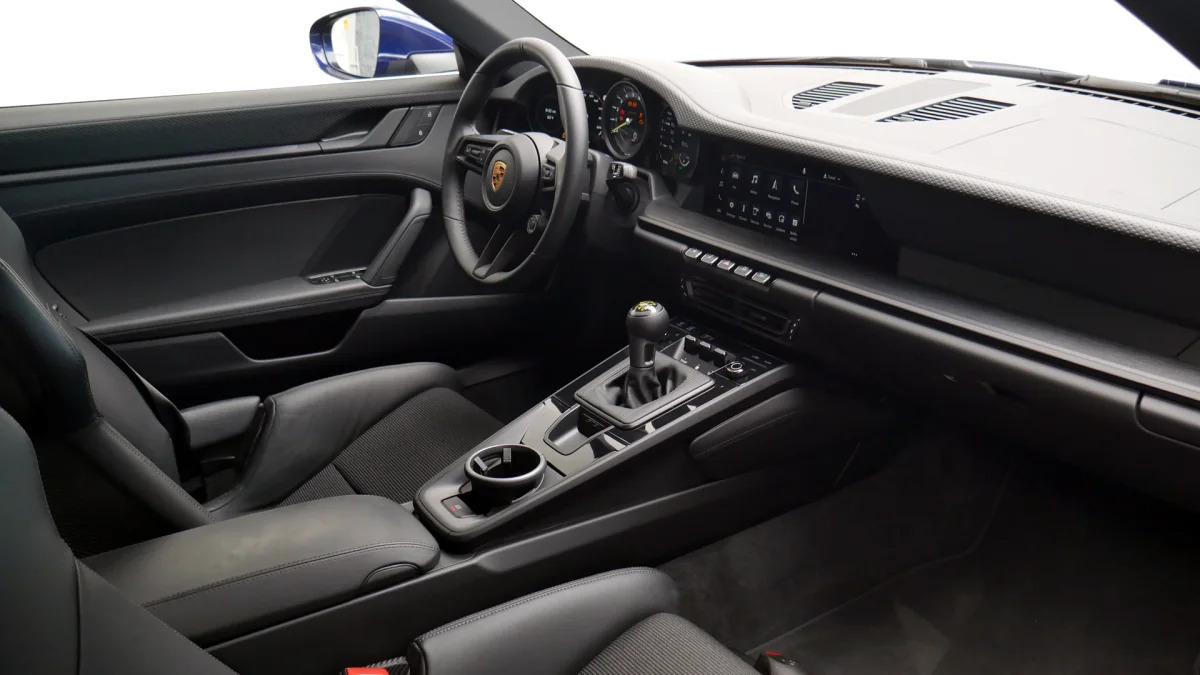 2022 Porsche 911 GT3 Touring interior from passenger side
