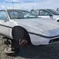 99 - 1986 Pontiac Fiero 2M4 in California junkyard - photo by Murilee Martin