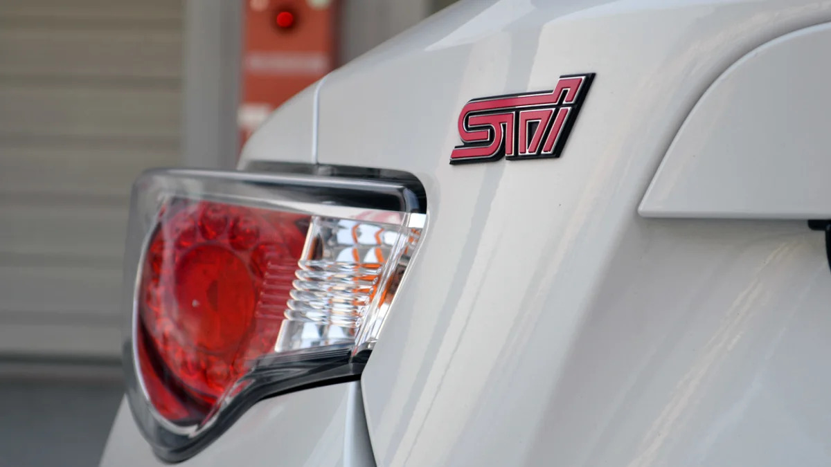 2015 subaru brz ts white badge sti taillight 