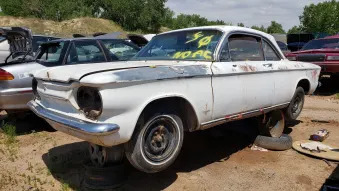 Junked 1963 Chevrolet Corvair Monza