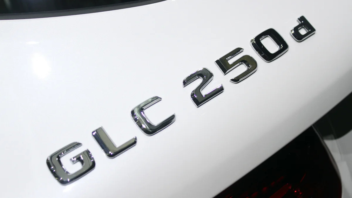 2016 Mercedes-Benz GLC 250d rear badge.