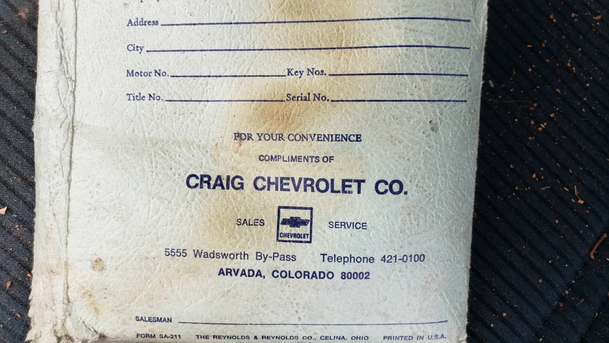23 - 1987 Chevrolet Celebrity in Colorado junkyard - photo by Murilee Martin