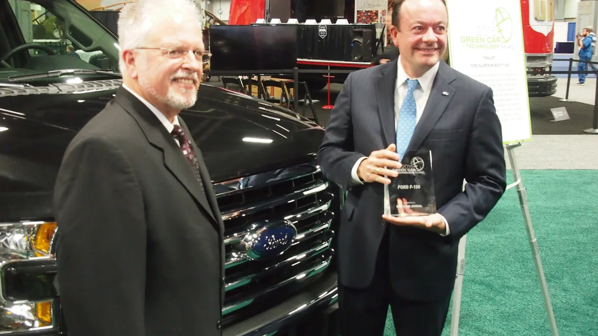 Ford F-150 wins 2015 Green Car Technology Award