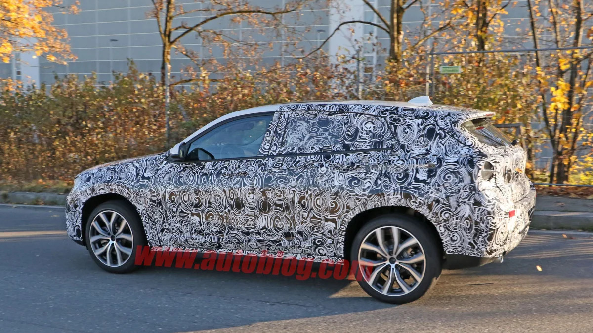 x2 bmw crossover spied camouflage