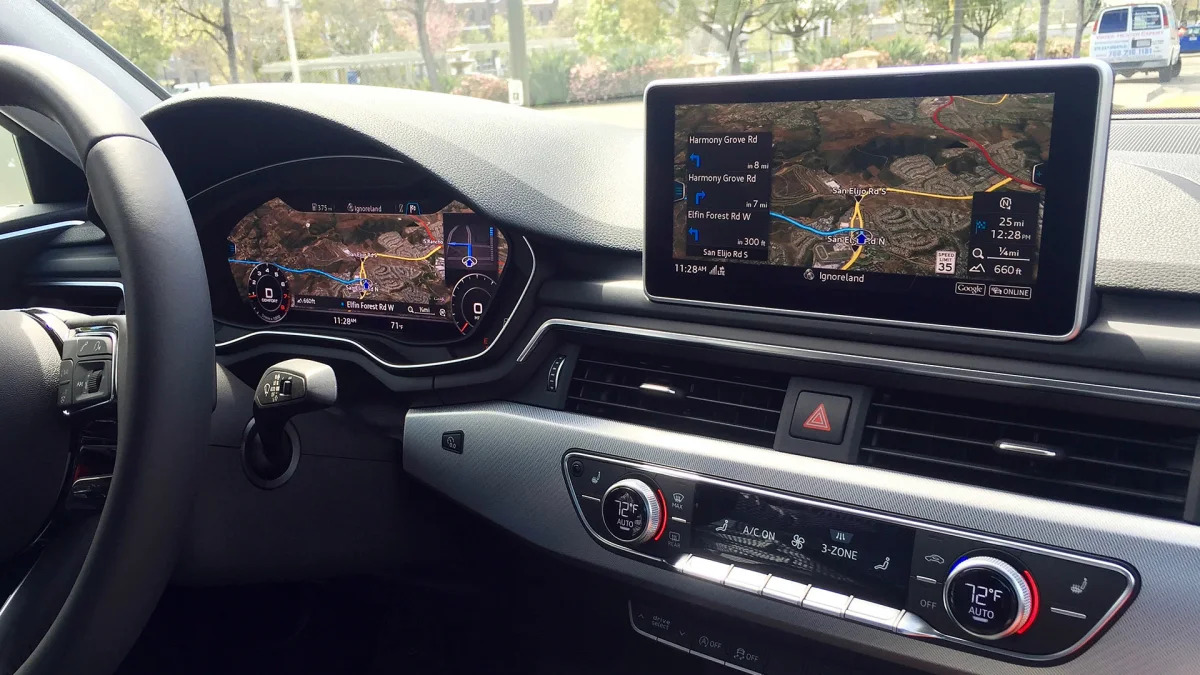 2017 Audi A4 infotainment system