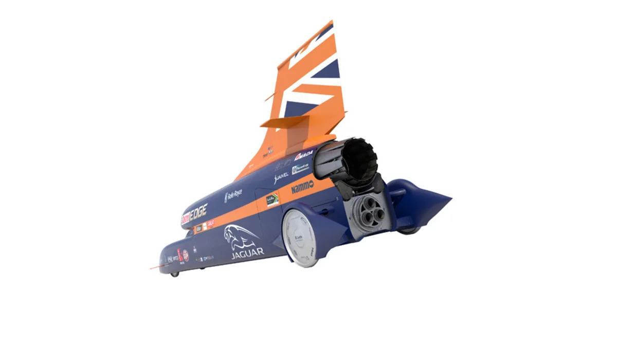 Bloodhound SSC rendering rear angle
