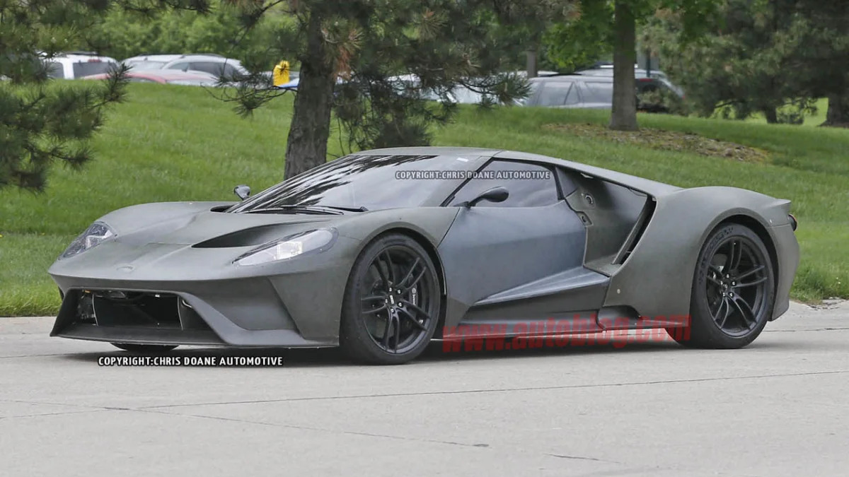 2017 Ford GT parked prototype