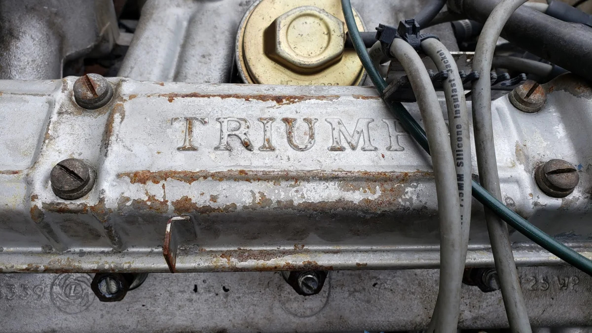 29 - 1979 Triumph TR7 in California junkyard - photo by Murilee Martin