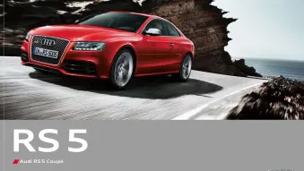 Audi RS5 leaked brochure images