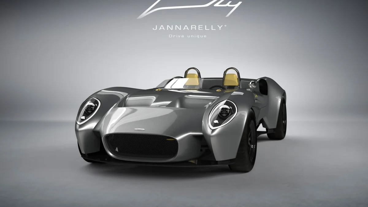 Jannarelly Design-1 silver front 3/4