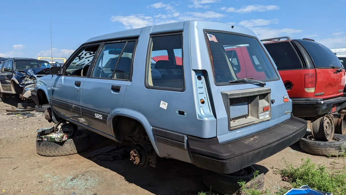 00 - 1984 Toyota Tercel 4WD wagon in Colorado junkyard - photo by Murilee Martin