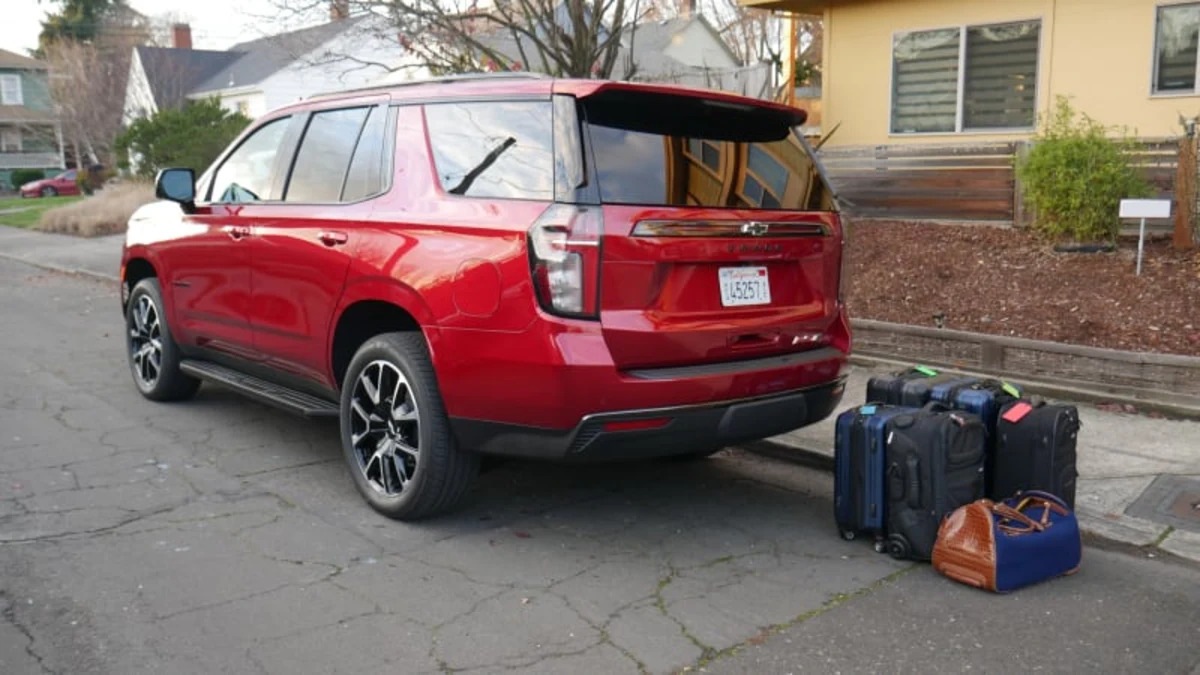 Chevy Tahoe Luggage Test | How much fits behind the third row?