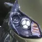 The 2016 Kia Sportage, revealed at the 2015 Frankfurt Motor Show, headlight detail.