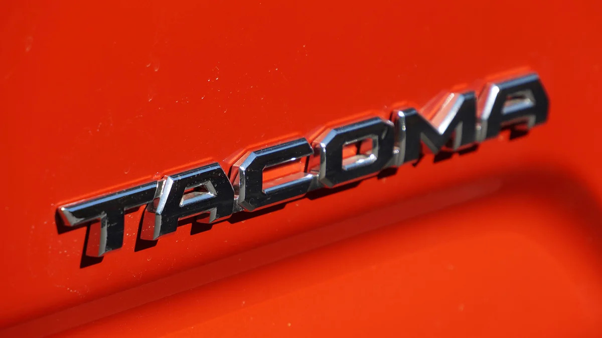 2016 Toyota Tacoma TRD Sport 4x4 badge