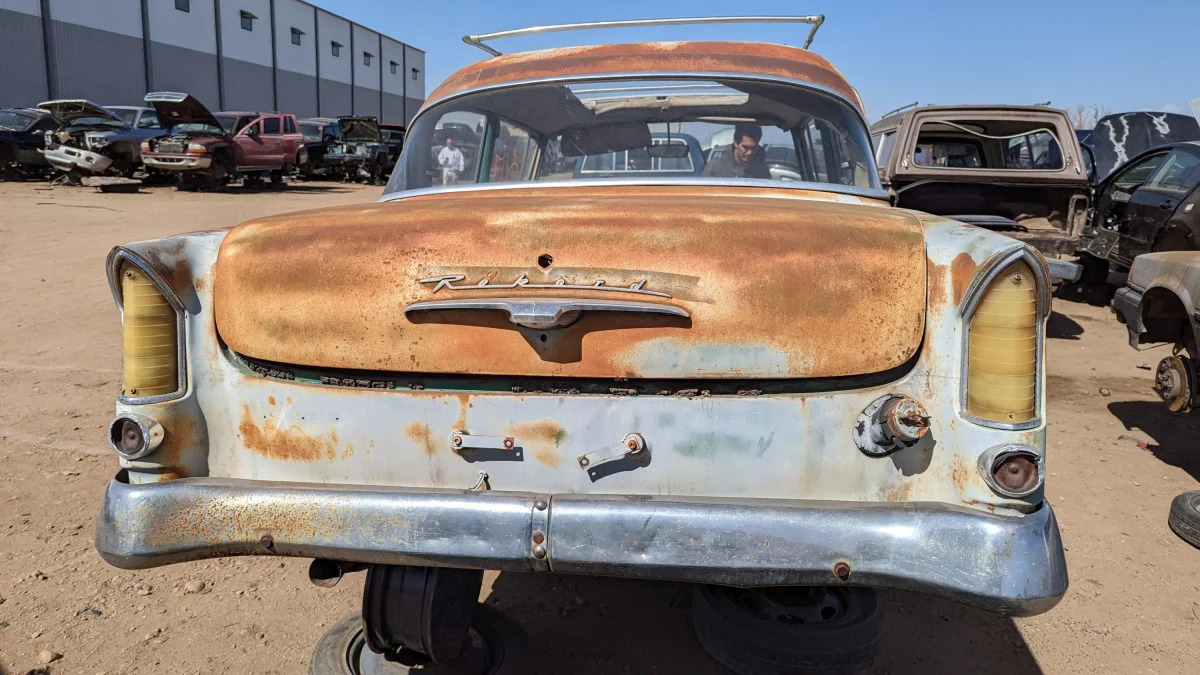 34 - 1957 Opel Olympia Rekord P in Colorado junkyard - photo by Murilee Martin