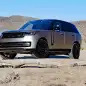 2023 Range Rover in the desert